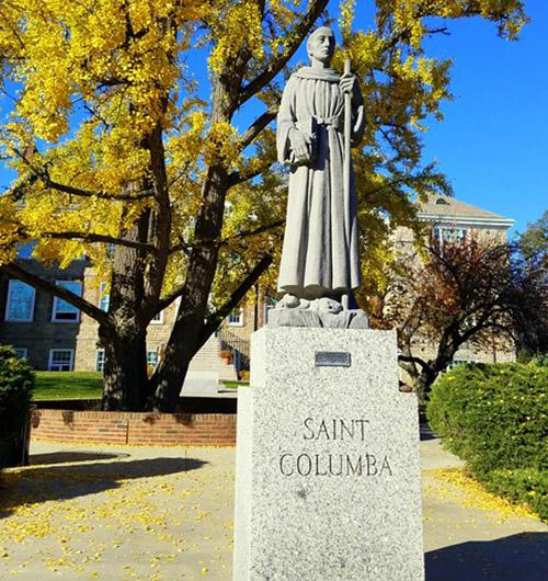 Saint Columba Statue