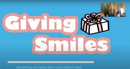 Giving Smiles - Send birthday and holiday gifts to local children in need.