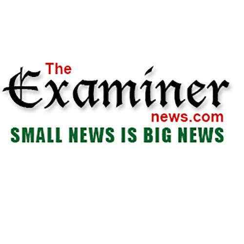 The Examiner news.com logo. Small news is big news. 