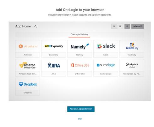 OneLogin - Add to Browser