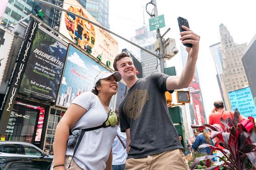 Times Square Selfie 2021.