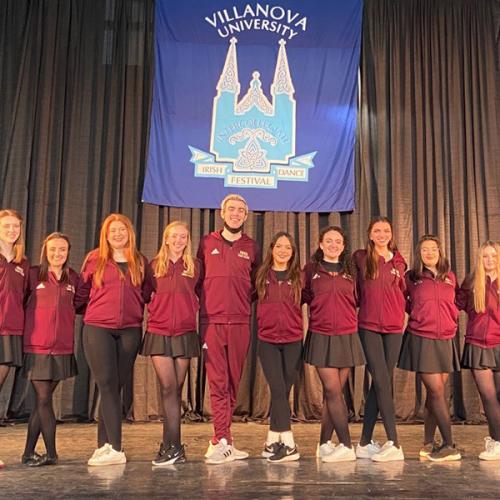 The Irish Dance Team at Villanova.