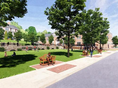 An artist rendering of the Murphy Green.