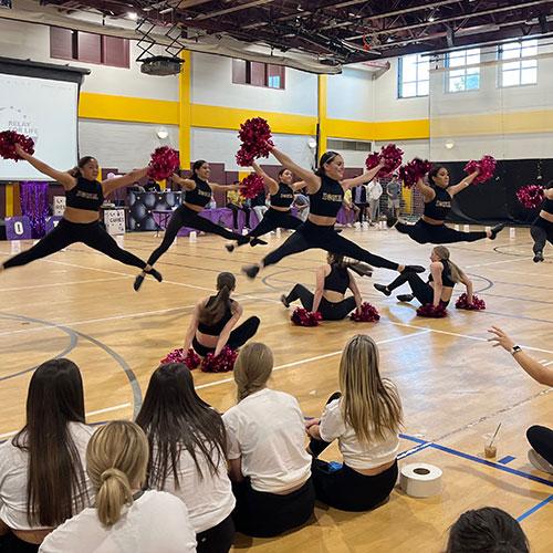 Iona University Dance Team at Relay for Life Fundraiser - April 2022