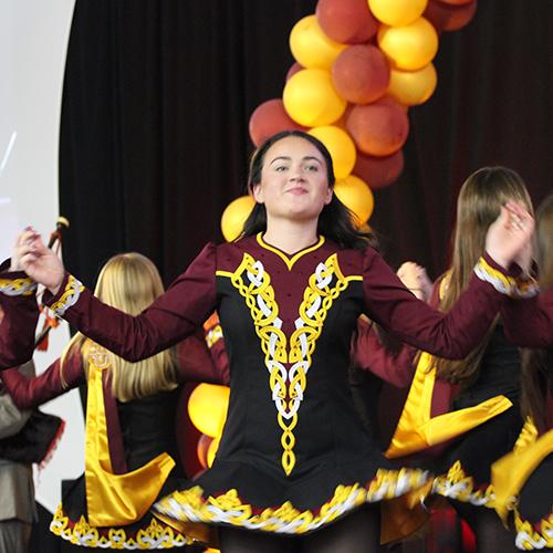 An Irish Step Dancer at the Gael Awards