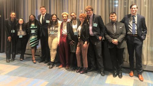 Iona University Model United Nations Club at the 2022 National Model United Nations conference.