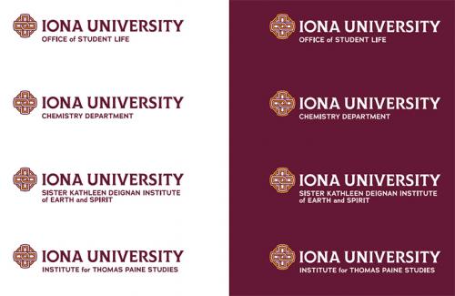 Iona University examples of departments.