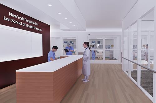 The NYP simulation center artist rendering.