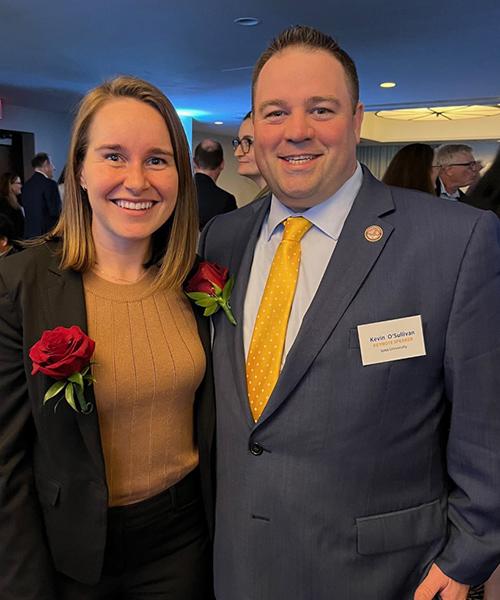 Kevin O'Sullivan and Joanna Ziegelbauer ʼ14, ʼ15MBA