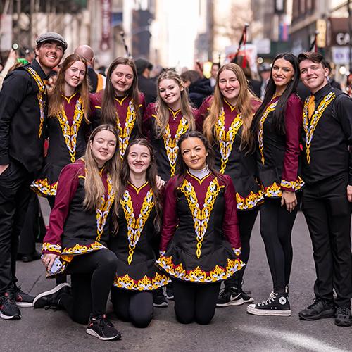 The 2023 Irish Step team.