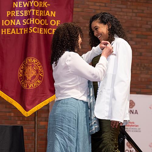 Kavita R. Dhanwada, Ph.D., at the 2023 pinning ceremony.