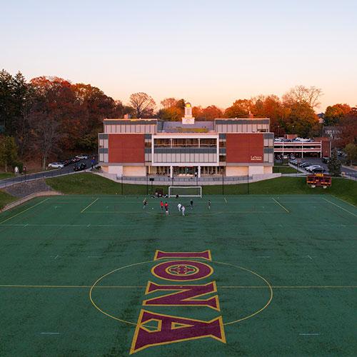 Mazzella Field view facing LaPenta Business School