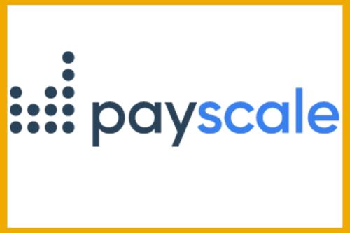 Payscale logo with border