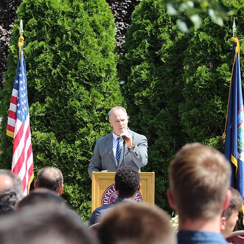 New Rochelle Police Commissioner Robert Gazzola, Class of 1999 