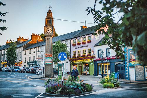 Town square in Westport.