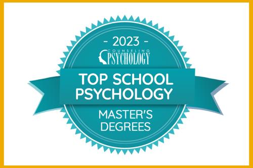 Top Psychology Program Counseling Psychology with gold border