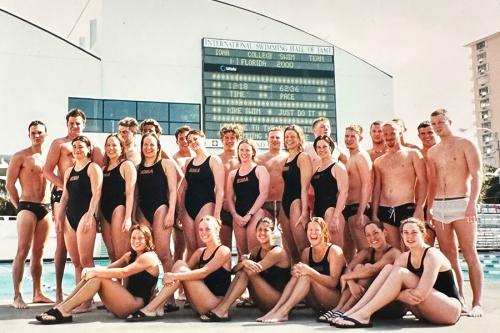 The 1999-2000 Iona Swim Team.
