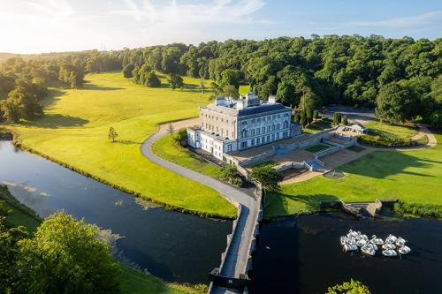 Westport House lives on beautiful grounds which includes a pristine river.