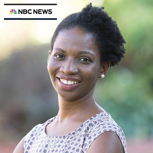 Christiana Awosan with NBC News logo