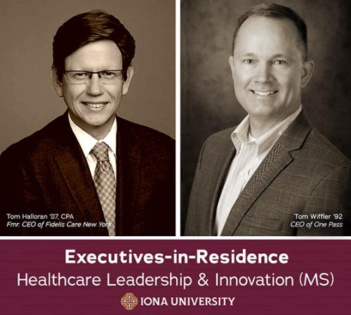 Tom Halloran ’87, CPA and Tom Wiffler ’92