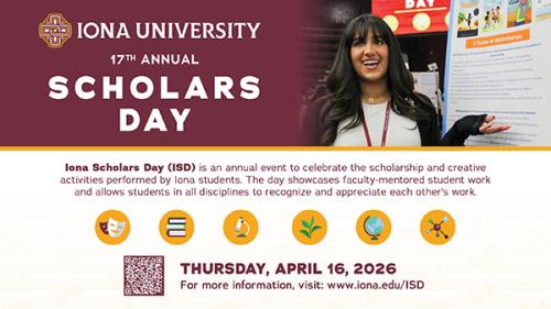 Iona Scholars Day April 16, 2026