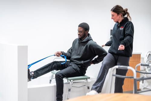 Our Occupational Therapy lab allows students to practice the skills needed to become an effective OT.  