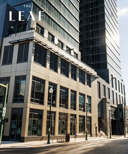 The Leaf building in New Rochelle.
