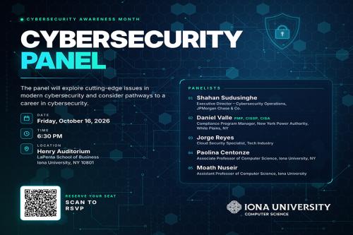 Cybersecurity Panel Flyer