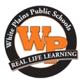 White Plains Public Schools logo.