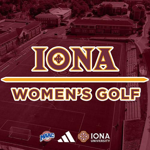 Iona Women's Golf logo.